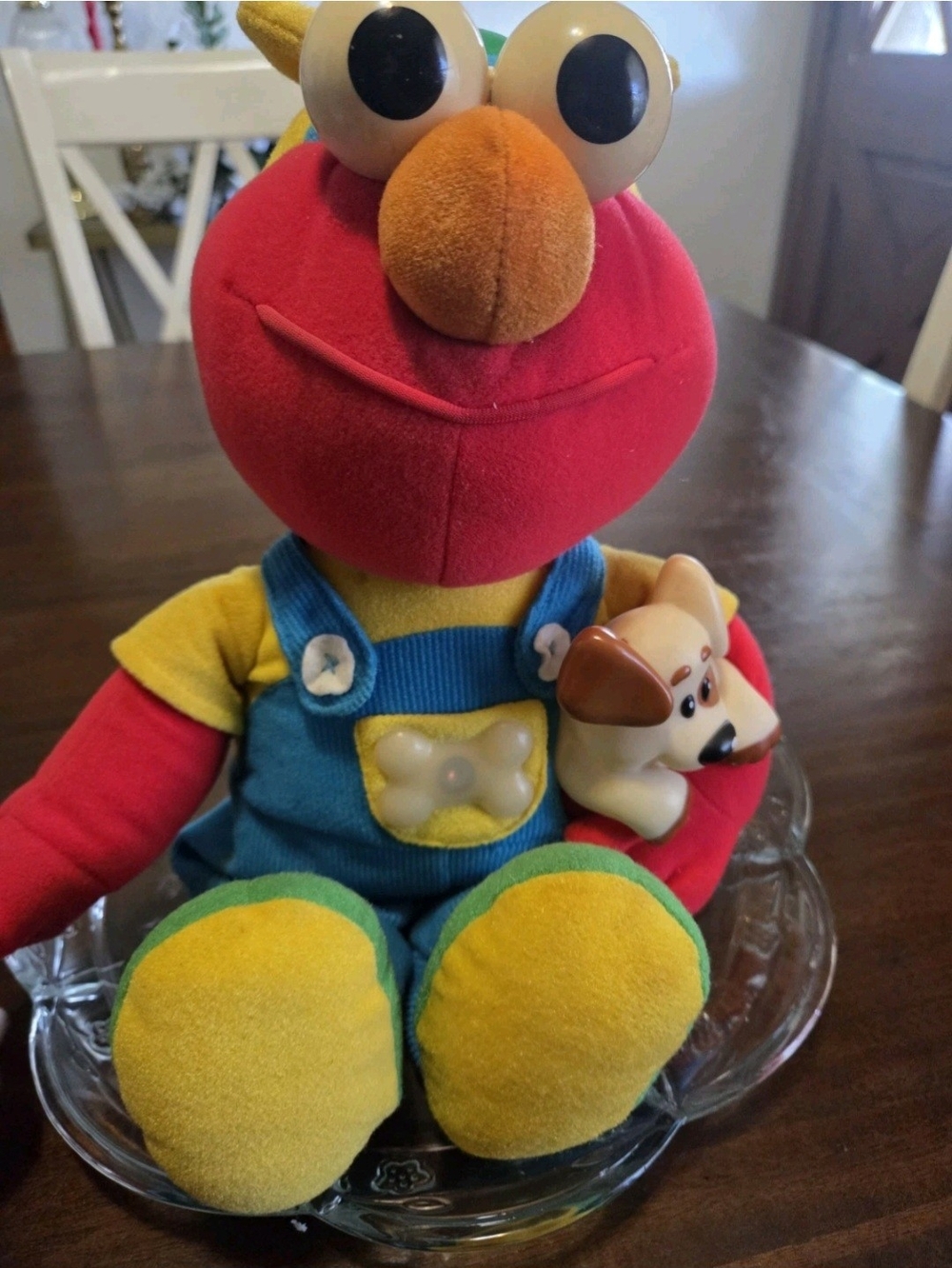 "Magic Lights Elmo" plush toy, Sesame Street, works, Tyco 1997, Vintage